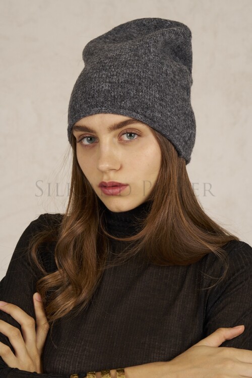 Cappello in maglia Anthracite - Beanie hat