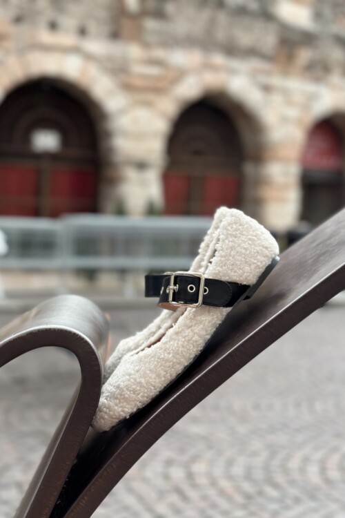 Ballerina PANNA  pelo con fibbia