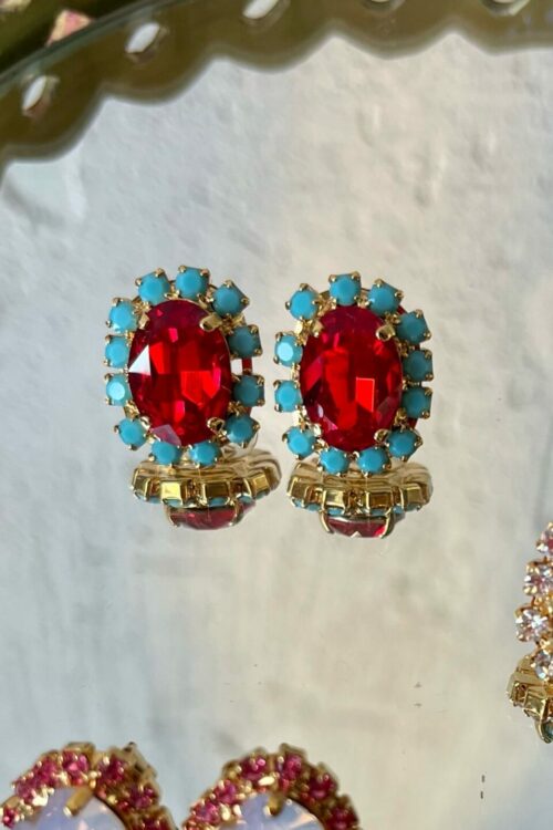 orecchini stones strass