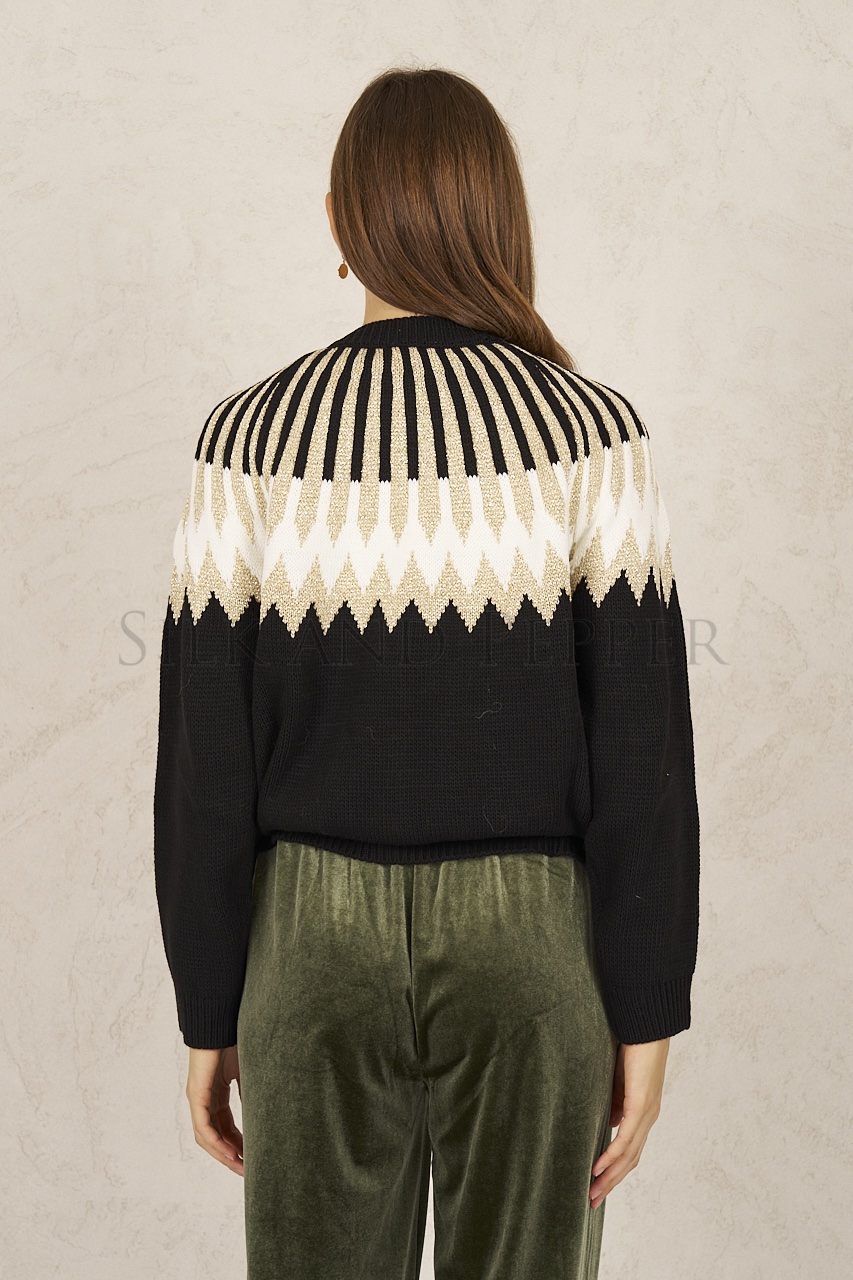 Cardigan Maglia In Lurex Oro Maglie In Lurex Oro LIU JO Maglia