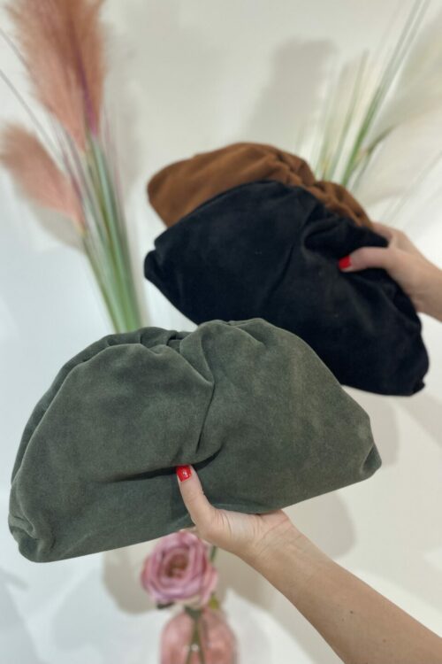 Clutch grande suède