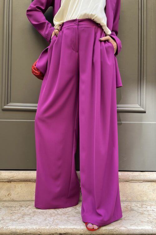 Pantalone ciclamino