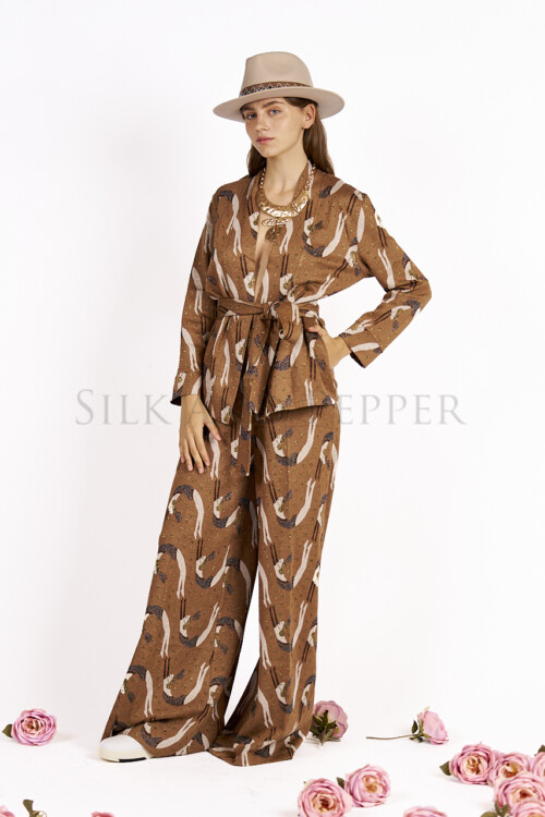 Pantalone Palazzo Ballerine coloniale