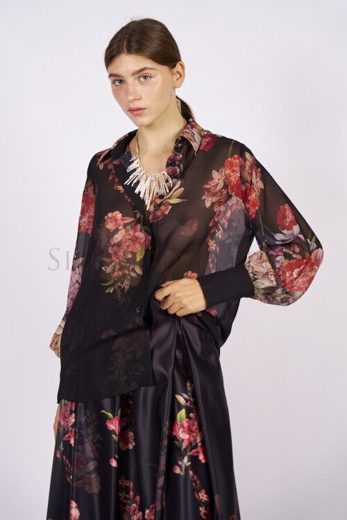 Camicia bouquet