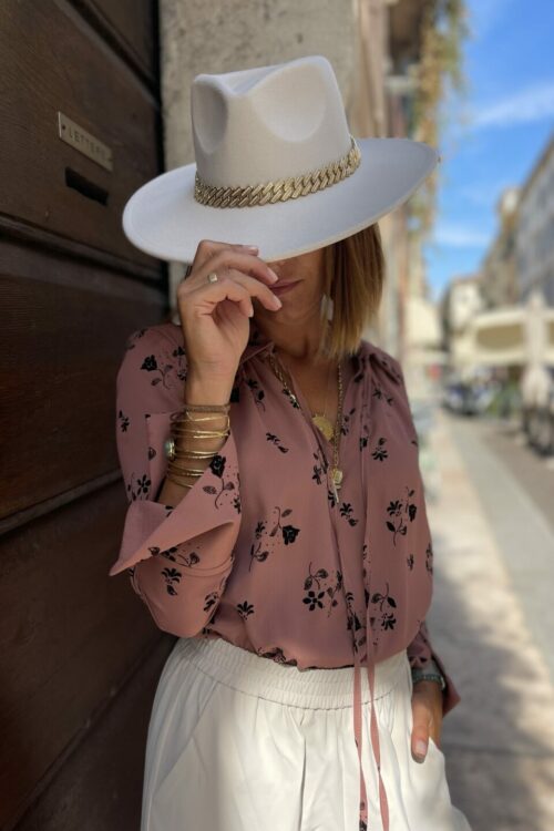 Blusa floreal blush