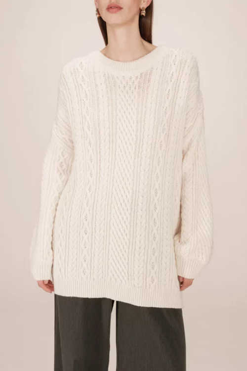 Pull ecrù