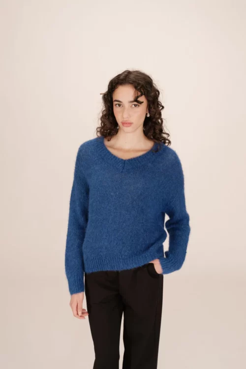 Maglia blu cobalto