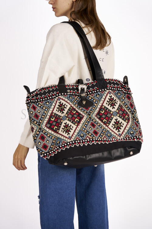 Borsa ethnic chic multicolor