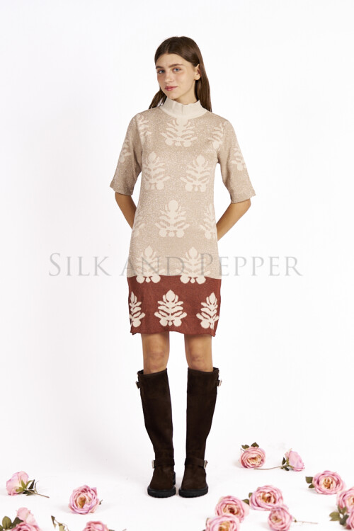 Abito lurex flower