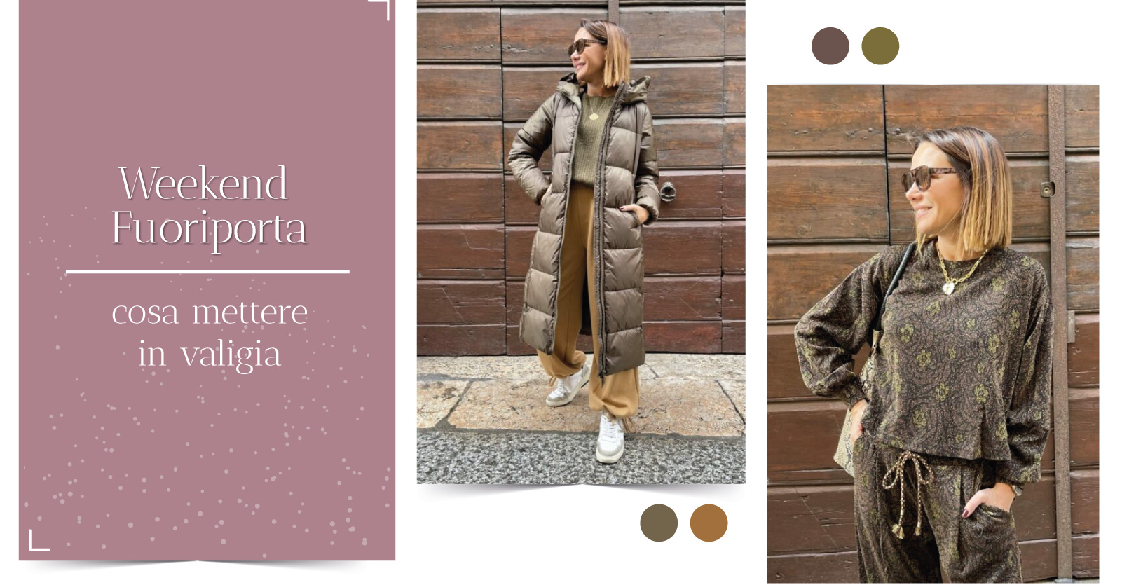 Cosa mettere in valigia: la lista Silk and Pepper per un weekend fuoriporta